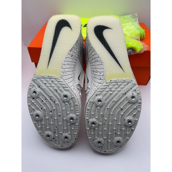 NIKE Triple Jump Elite Track Flywire Spikes (705394-001) White US M8, W9.5 - Picture 6 of 8